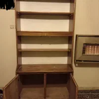 کتابخانه چوبی|کتابخانه، شلف، قفسه‌های دیواری|شیراز, پانصد دستگاه ارتش|دیوار