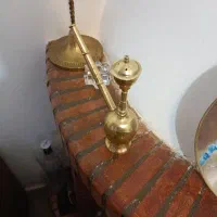 قلیان برنجی قدیمی|کلکسیون سکه، تمبر، اسکناس|رشت, سعدی (تختی)|دیوار