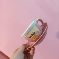 سرویس فنجان و نعلبکی چینی چای خوری نو