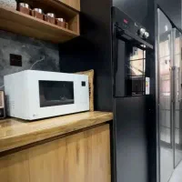 کابینت مشکی و طرح چوب شرایطی ۶ ماهه|مصالح و تجهیزات ساختمان|گرگان, |دیوار