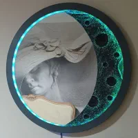 آینه ماه اندازه ۸۰در۸۰ نو|آینه|سبزوار, پاسداران|دیوار