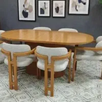 میز نهار خوری شش نفری مدل H تولیدی میلاد