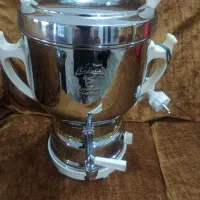 سماور برقی قدیمی و اصل استیل تابان|سماور، چای‌ساز، قهوه‌ساز|کرمان, |دیوار