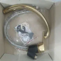 شیر ظرفشویی مشکی طلایی