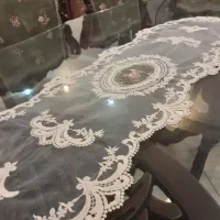 رانر و دانتل گلدوزی ترک|پرده، رانر، رومیزی|تهران, منیریه|دیوار