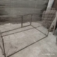 قفس مرغ و پرنده به همراه توری مرغی اضافه