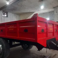 تریلی دو چرخ و تانکر آب دو هزار لیتری