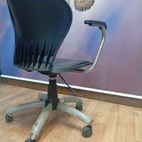 صندلی چرخ و جک و دسته دار صدفی کاملا نو|مبلمان اداری|تهران, شهرک هما|دیوار