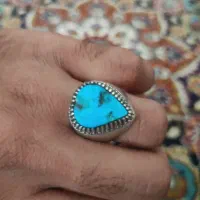 انگشتر فیروزه نیشابور اشکی