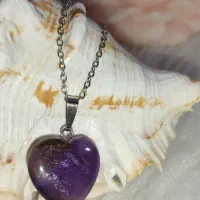 هدیه روز مادر گردنبند سنگ قیمتی آمیتیست