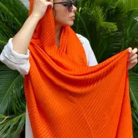 شال پلیسه صدفی ۱۵۰|لباس|کارون, |دیوار