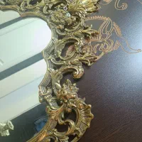 آینه و کنسول برنجی قدیمی و سنگین|آینه|پرند, فاز ۴|دیوار