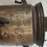 سماور برنجی سماور زغالی قدیمی آنتیک|کلکسیون اشیاء عتیقه|تهران, آبشار|دیوار