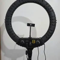 رینگ لایت با سه پایه ی حرفهای