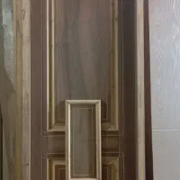 درب و چارچوب اتاق ورودی تمام چوب روکش ملج