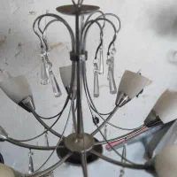 لوستر 8شاخه|لوستر و چراغ آویز|زنجان, |دیوار