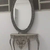 آیینه شمعدان ومیز برنز