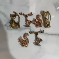 تعدادی دکوری برنز و مسی