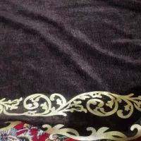 پرده مخمل لب حاشیه