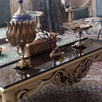 برنزی برنجی دکوری کشکول گز خوری شیرینی خوری