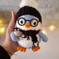 پنگوئن بافتنی|اسباب‌‌بازی|اصفهان, ارداجی|دیوار