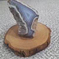 استند چوب با انواع سنگ عقیق