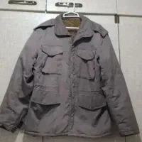 کاپشن سربازی ضخیم رنگ خاکی