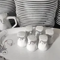 سرویس پذیرایی هجده نفره.چینی پردیس|ظروف سرو و پذیرایی|روانسر, |دیوار