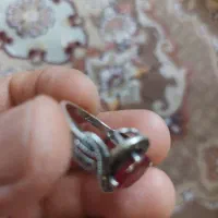 انگشتر نقره با سنگ یاقوت سرخ|جواهرات|تهران, شهرک شریعتی|دیوار