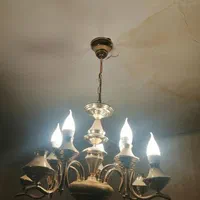 لوستر قدیمی آب طلا چراغ آویز|لوستر و چراغ آویز|شیراز, غدیر شمالی|دیوار