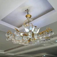 لوستر ۱۰ شاخه کریستال|لوستر و چراغ آویز|قزوین, |دیوار