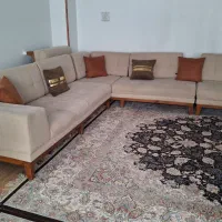 مبل نیمه استیل ۷ نفره ومبل ال درحدنو۲۰میلیون تومان|مبلمان خانگی و میز عسلی|هشتگرد, مدرس|دیوار