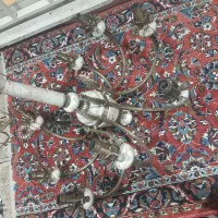چهار تا لوستر برنجی دوتاش دیواری دوتاش ۸شعله|لوستر و چراغ آویز|کرج, برغان|دیوار