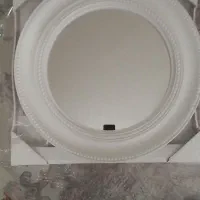 اینه دیواری گرد برند دلفین سفید رنگ پی وی سی|آینه|تهران, بلوار کشاورز|دیوار