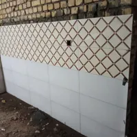 کاشی کاری سیمان کاری دیوار چینی
