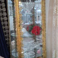 بوفه ویترین برنز