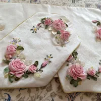 ست رومیزی روبان دوزی