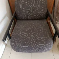 مبل راحتی تکی دسته فلز