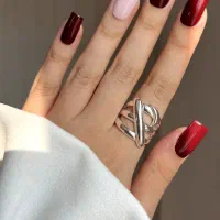 انگشترهای آب‌نقره با طراحی مینیمال|بدلیجات|قم, حنیف نژاد|دیوار