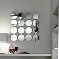 آینه گرد آلویا|آینه|فولادشهر, A3|دیوار