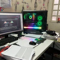 کامپیوتر گیمینگ به همراه مانیتور|رایانه رومیزی|بهبهان, |دیوار