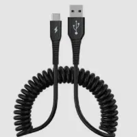 کابل شارژ فنری