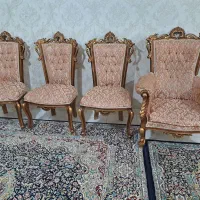 مبلمان استیل ۷ نفره و ۶ عدد صندلی ناهار خوری ست|مبلمان خانگی و میز عسلی|گرگان, |دیوار