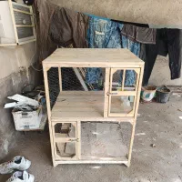 قفس پرنده چوبی