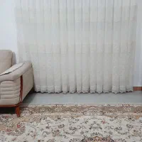 ۲عددپرده پذیرایی|پرده، رانر، رومیزی|آمل, |دیوار