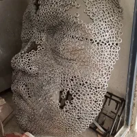 مجسمه پرتره صورت فلزی هنری نوزاد