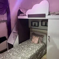 تخت خواب دو طبقه به همراه میز آینه|تخت و سرویس خواب|اصفهان, زیار|دیوار