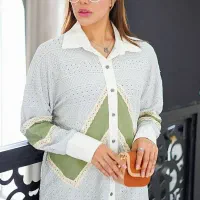 بلوز مجلسی زنانه آستین بلند