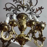 لوستر برنجی