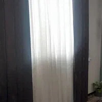 پرده حریر سفید